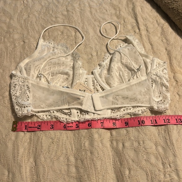 Free People All Yours lace underwired bra ivory M - Picture 8 of 11